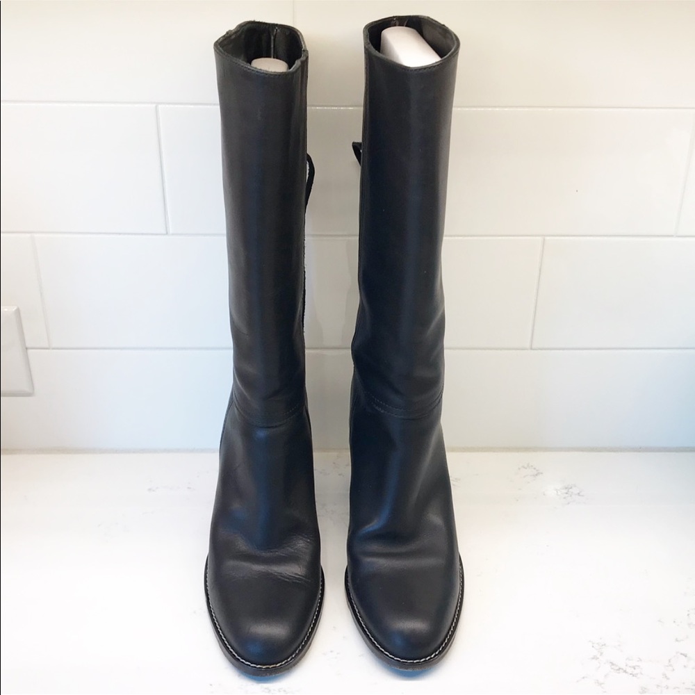 COACH “Coty” Full Smooth Leather Boots - Picture 3 of 8